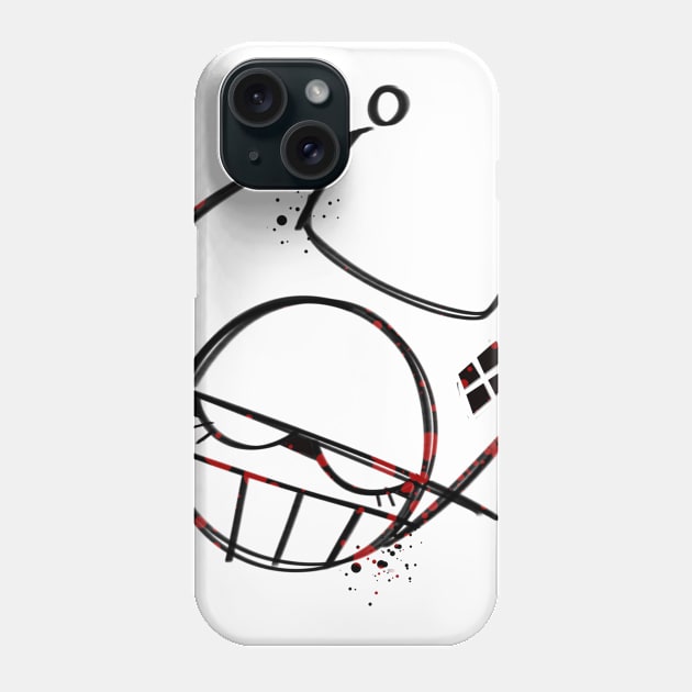 Harlequin grafiti Phone Case by Jokeboi