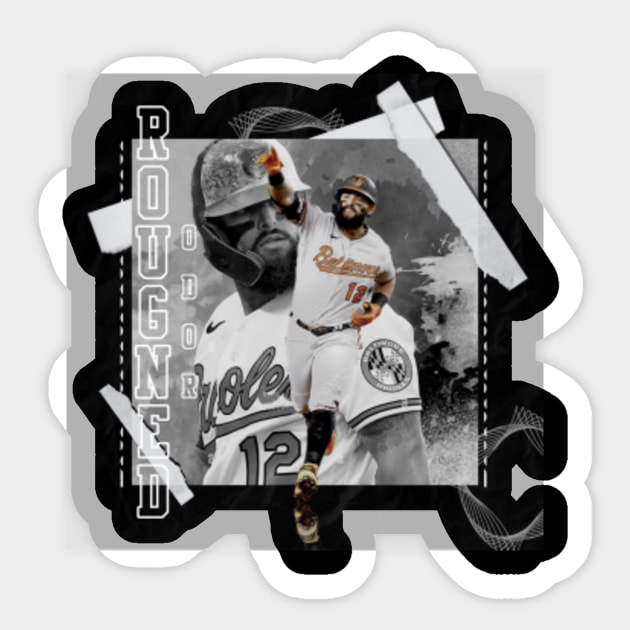 Rougned Odor Baseball Paper Poster Orioles 2 - Rougned Odor