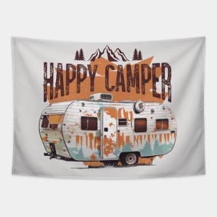 Happy Camper. Camping Van, Camp Van Tapestry