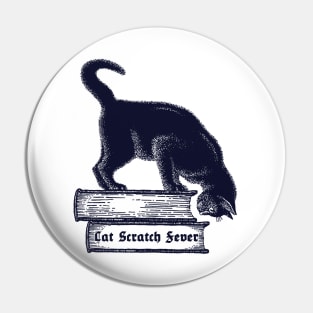 Cat Scratch Reader Pin