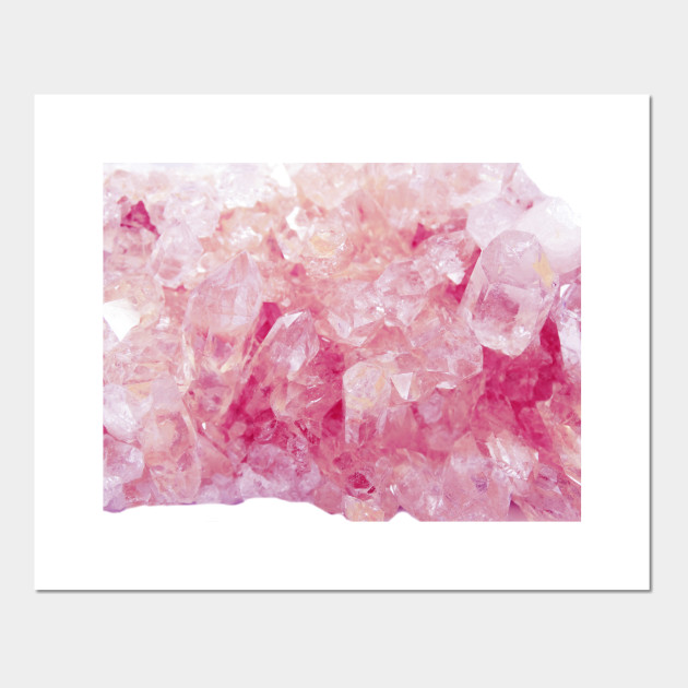 Pink Rose Quartz Rose Quartz Posters And Art Prints Teepublic Uk