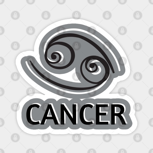 Zodiac sign Cancer Magnet by Mande Art