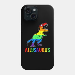 Lgbt Dinosaur Rainbow Flag Ally Lgbt Pride Phone Case