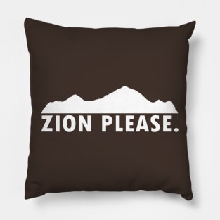 Zion National Park Utah Please Pillow