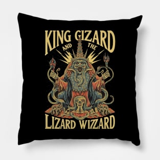 King Gizzard And The Lizard Wizard Pillow