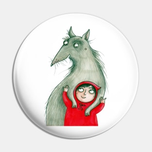 Little Red Riding Hood & the Wolf Pin