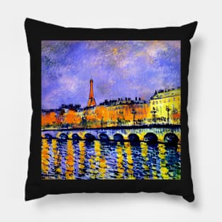 Golden Paris Pillow