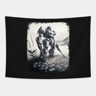 Lonely Mech Tapestry