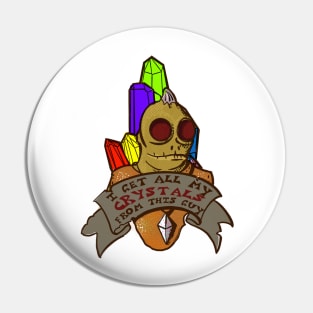 my crystal dealer Pin