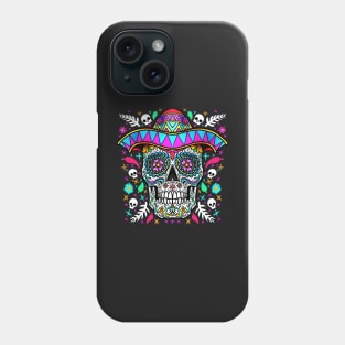 Flower Skull - Day Of The Dead Phone Case