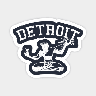 Spirit Of Detroit (vintage distressed look) Magnet