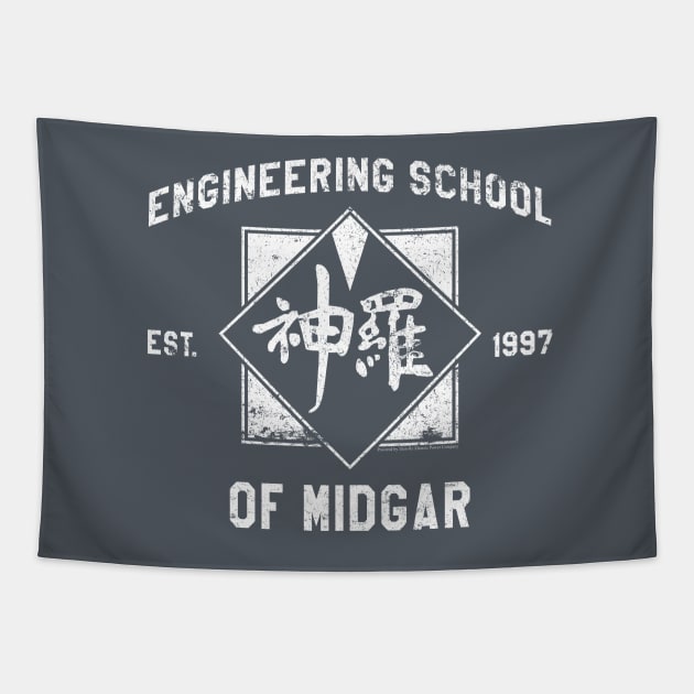 Engineering School of Midgar Tapestry by SergioDoe