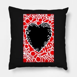 The Black Heart of the Ocean Pillow