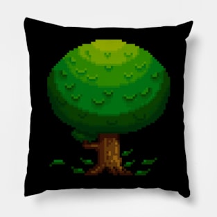 Pixel Bush Tree Pillow