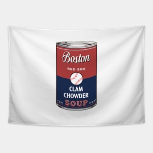 Boston Red Sox Soup Can Tapestry