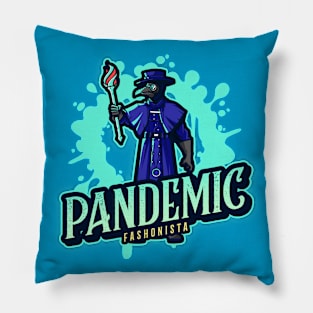 Covid 2021 Pandemic Plague Fashion Fashonista Pillow