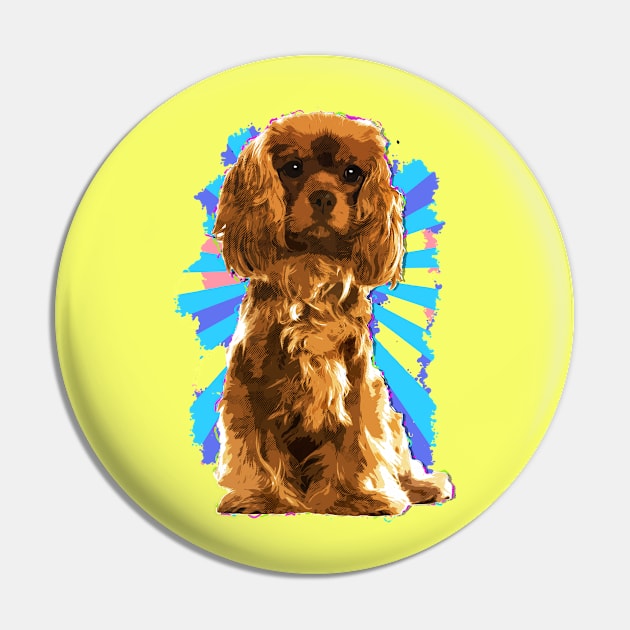 Cavalier King Charles Spaniel Puppy Pin by Nartissima