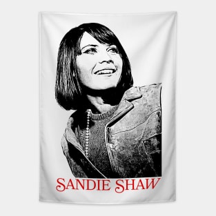 Sandie Shaw  // Retro 60s Aesthetic Design Tapestry