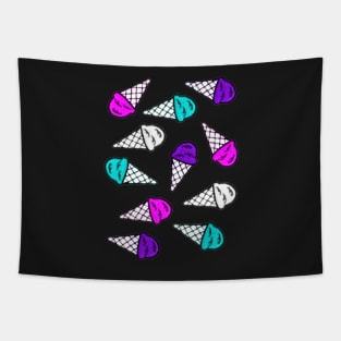 Colorful Ice Cream Pack and Pattern Tapestry