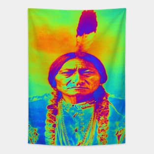 Native American Sitting Bull Tapestry