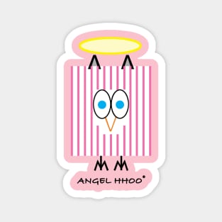 Angel Hhoo Pink Magnet