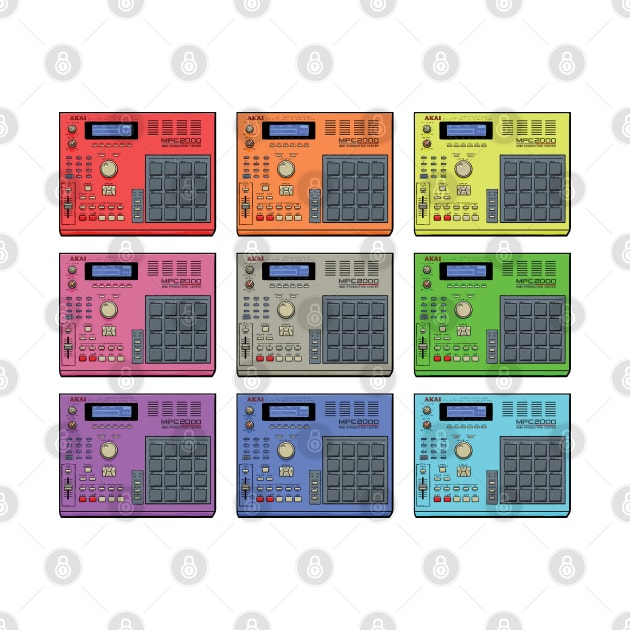 MPC 2000 multicolor design by ianjcornwell