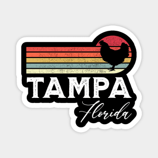 Tampa Florida Chicken Lover Souvenir Gift Magnet
