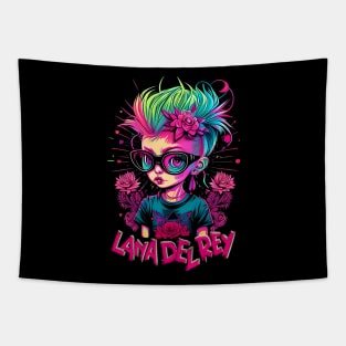 Lana Rock Girl Tapestry