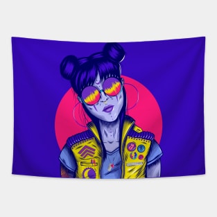 Rocker Girl Tapestry