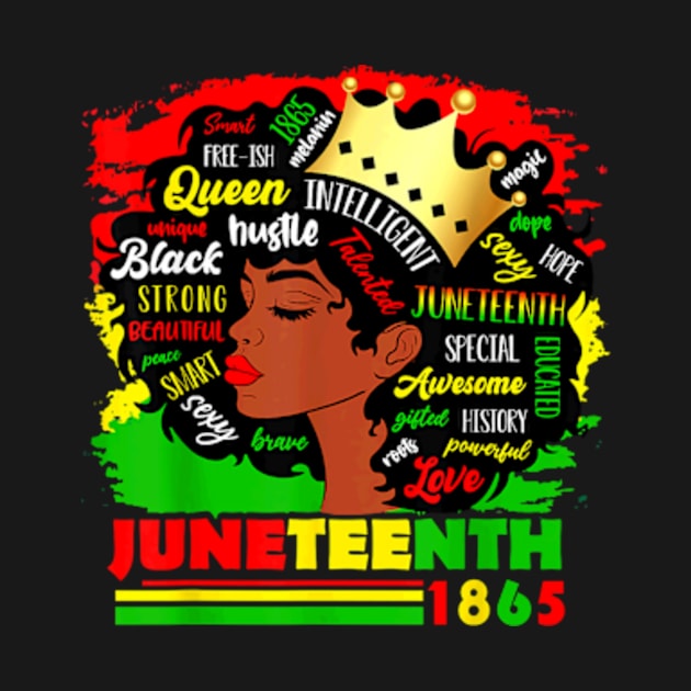 Juneteenth 1865 Pride Celebrate Black Women African American by Madridek Deleosw