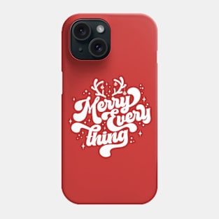 Retro Merry Everything Merry Christmas Phone Case