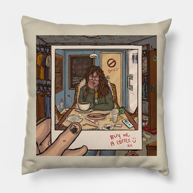 buy me a coffee ;) Pillow by barth desenha