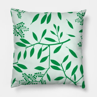 Tree Design Neck Gator Green Leaf Pattern Tree Pillow