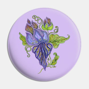 Carefree Iris Pin