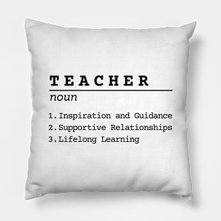 Cool Teacher Definition Pillow