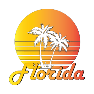 Florida Synthwave Sun T-Shirt