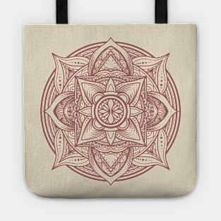 mandala rose Tote