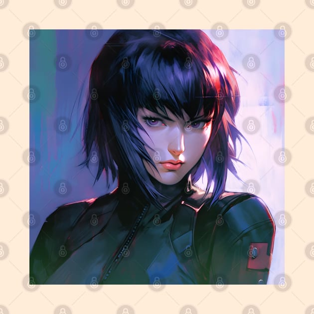 Cybernetic Journeys: Ghost in the Shell Aesthetics, Techno-Thriller Manga, and Mind-Bending Cyber Warfare Art by insaneLEDP