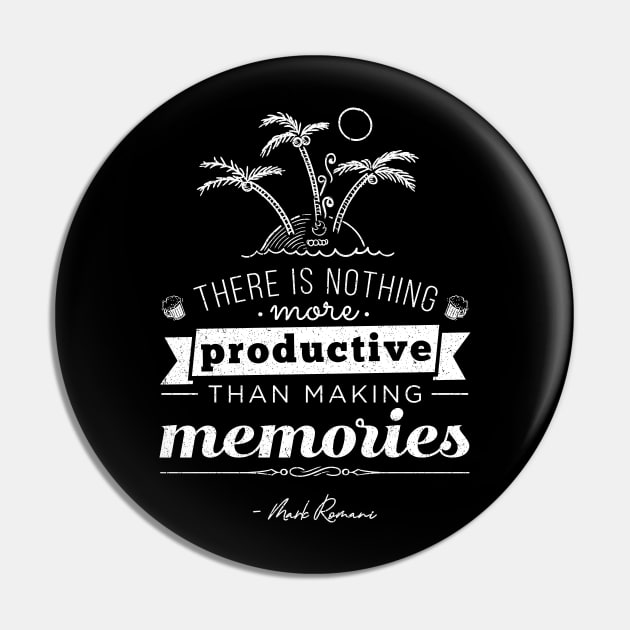 Memories White Pin by Creative Style Studios