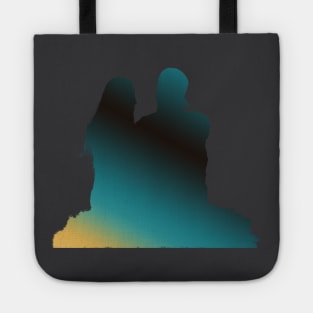 husband and wife travellers Tote