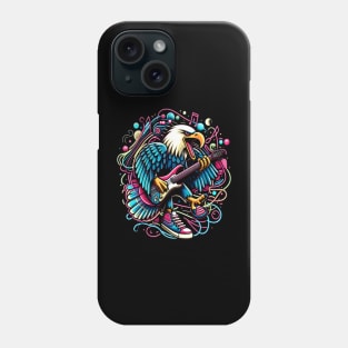 Eagle Jammin on Guitar Phone Case