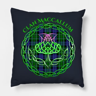 MacCallum Scottish Tartan Celtic Thistle Pillow