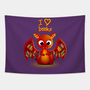 Dragon shelf Tapestry