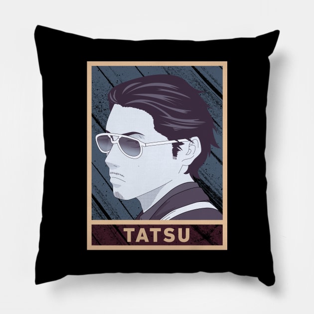 Tatsu - The way of the househusband Pillow by SirTeealot