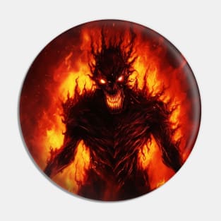 Unbegotten Deity of Fire Pin