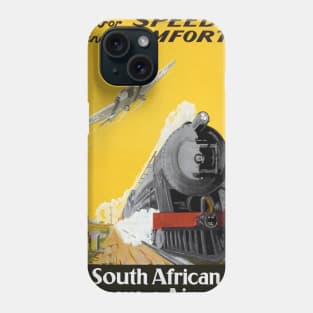 South Africa Vintage Travel Poster 1934 Phone Case