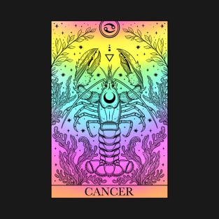 Zodiac sign tarot card Cancer T-Shirt