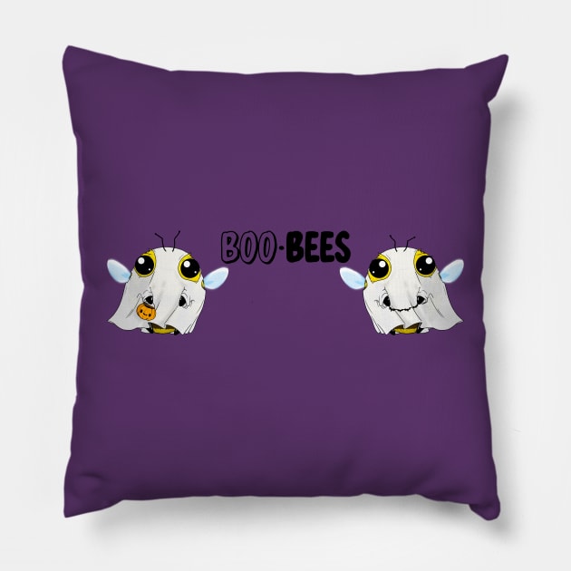 BOO-BEES Pillow by Carlo Betanzos