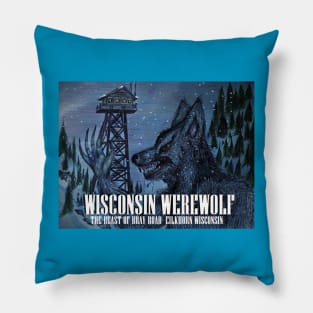 The Snow Covered Wisconsin Werewolf Pillow