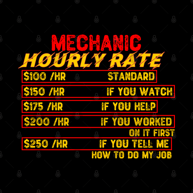 Mechanic Hourly Rate by Yyoussef101